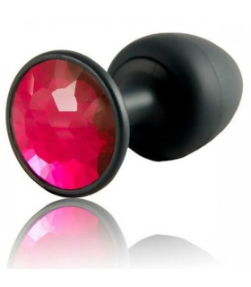 Анальная пробка с кристаллом Marc Dorcel Geisha Plug Ruby M - No Taboo