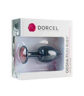 Анальная пробка с кристаллом Marc Dorcel Geisha Plug Ruby M - No Taboo