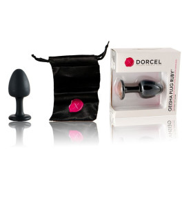 Анальная пробка с кристаллом Marc Dorcel Geisha Plug Ruby XL - No Taboo