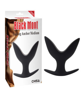 Анальная пробка расширитель с лепестками, черная - No Taboo