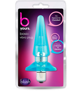 Анальна пробка з вібрацією Blush "B Yours" Basic Vibra - No Taboo