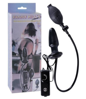 Анальна пробка з вібрацією і накачуванням - No Taboo