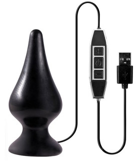 Анальный вибратор Dream Toys Menzstuf с пультом, черный, 13 х 4.5 см - No Taboo