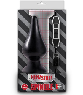 Анальный вибратор Dream Toys Menzstuf с пультом, черный, 13 х 4.5 см - No Taboo