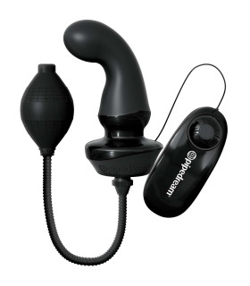 Анальна пробка з вібрацією з накачуванням Pipedream Inflatable - No Taboo