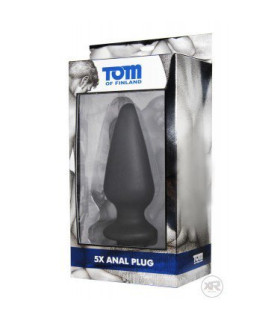 Анальна пробка з вібрацією Tom of Finland 5X Anal Plug - No Taboo