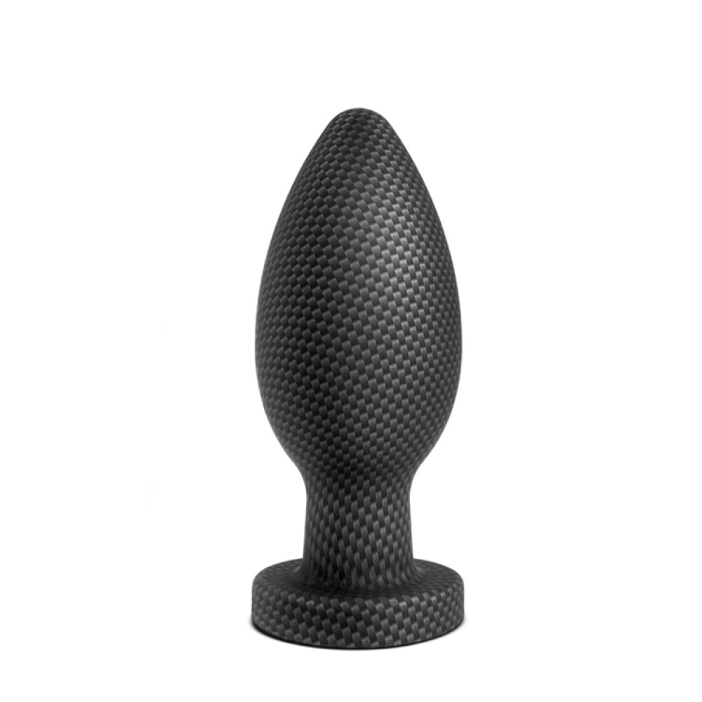 Анальна пробка силіконова, чорна (33895), zoom