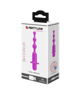 Анальна вібро-ялинка Pretty Love Hermosa, фіолетова - No Taboo