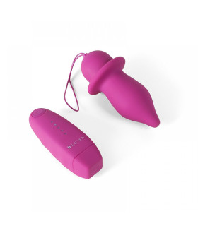 Анальная вибропробка розовая Bfilled Classic Unleashed - No Taboo