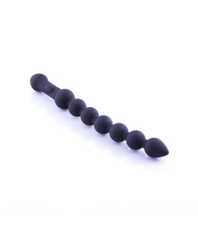 Анальні намиста з 100% медичного силікону, чорні - No Taboo