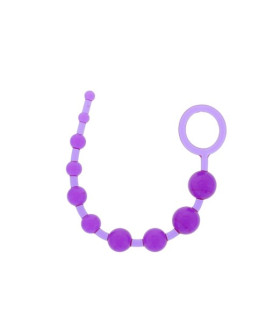 Анальні намиста Dream Toys, фіолетові - No Taboo