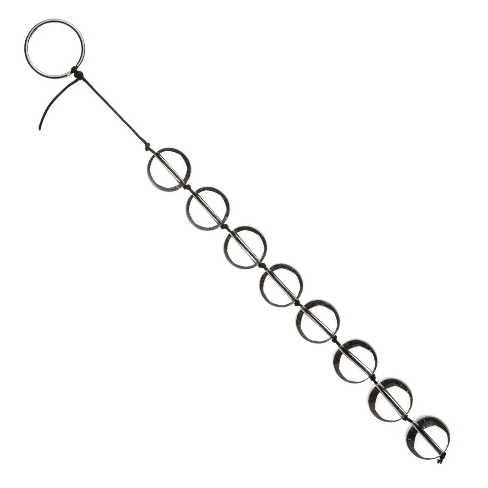 Анальні намиста зі скла прозорі, діаметр 2,5 см. (33245), zoom