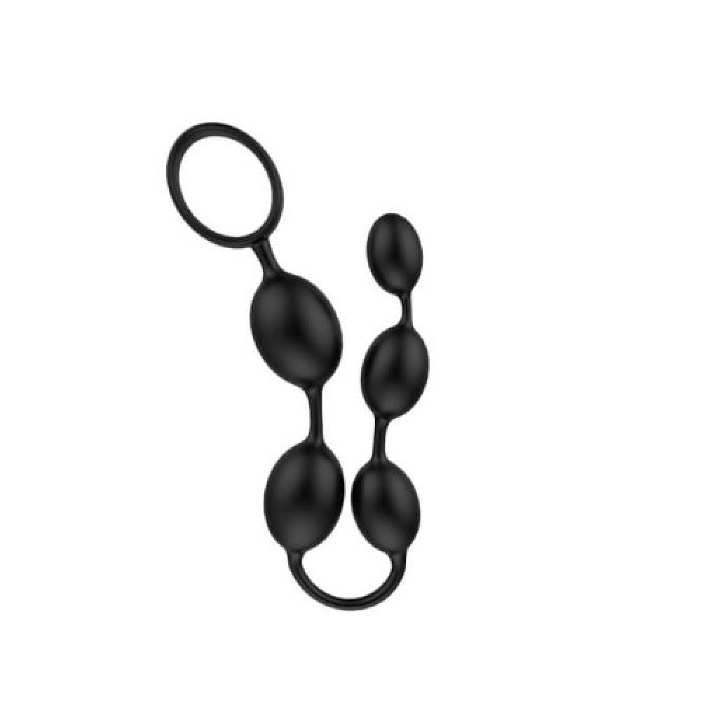 Анальні намиста Love in the Pocket, чорні (34537), zoom