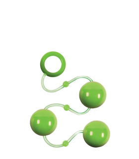 Анальні кульки Renegade Pleasure Balls зелені - No Taboo