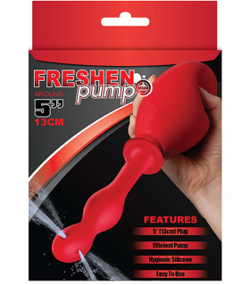 Анальний душ FRESHEN PUMP з фігурною насадкою 13 см - No Taboo