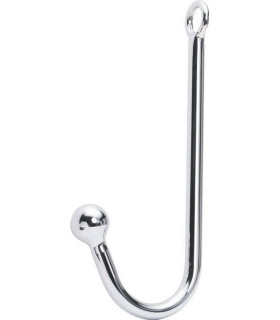 Анальный крюк с одним шариком Sinner Gear Unbendable серебристый - No Taboo