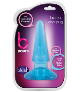 Анальний плаг B YOURS, BLUE - No Taboo