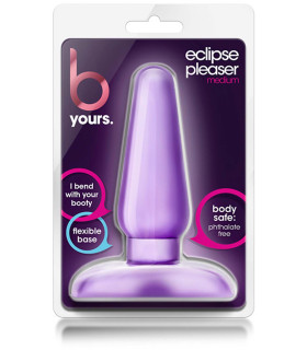 Анальний плаг B Yours, фіолетовий - No Taboo