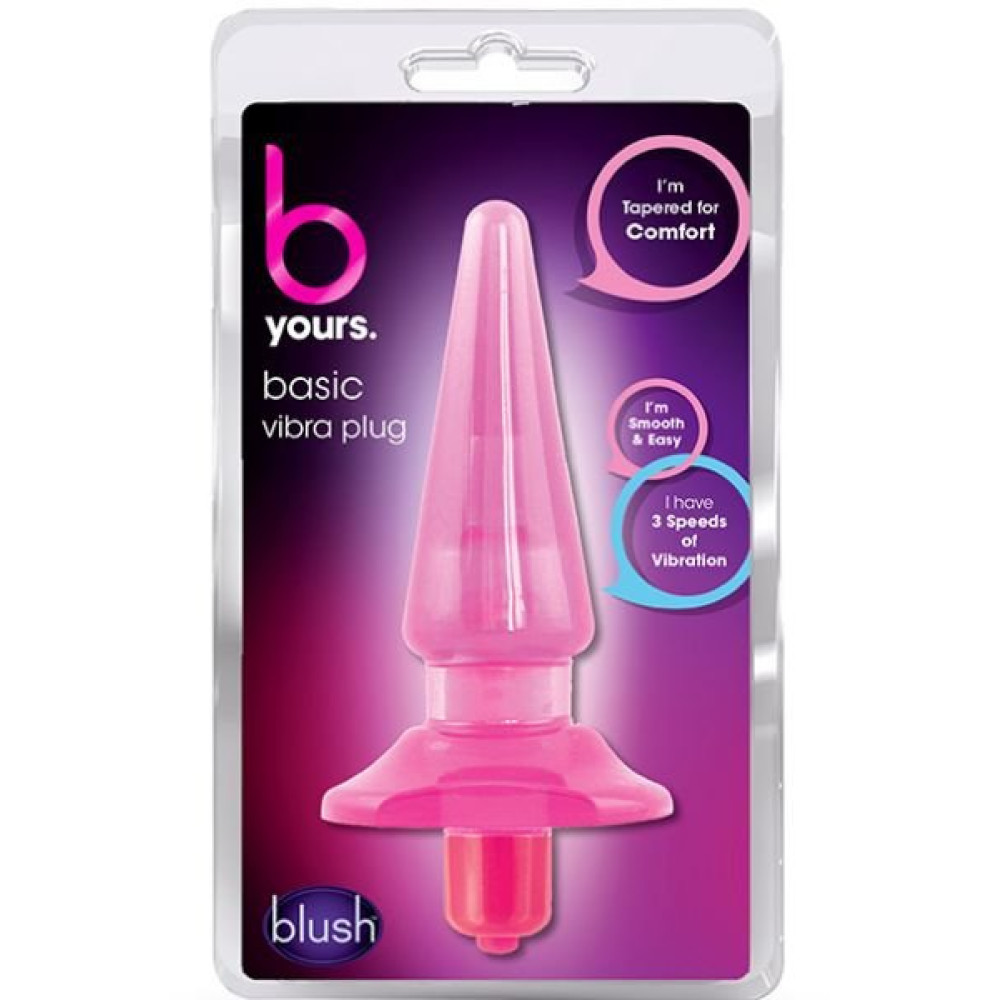 Анальный плаг YOURS-BASIC VIBRA PLUG (22380), zoom