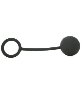 Анальный шарик Tom of Finland Silicone Cock Ring with Heavy Anal Ball - No Taboo