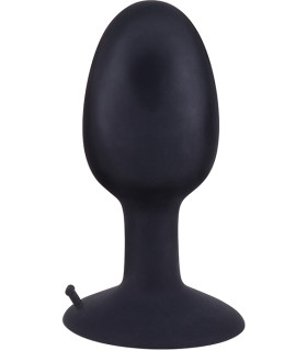 Велика анальна пробка зі зміщеним центром ваги ROLL PLAY EXTRA Large BLACK - No Taboo