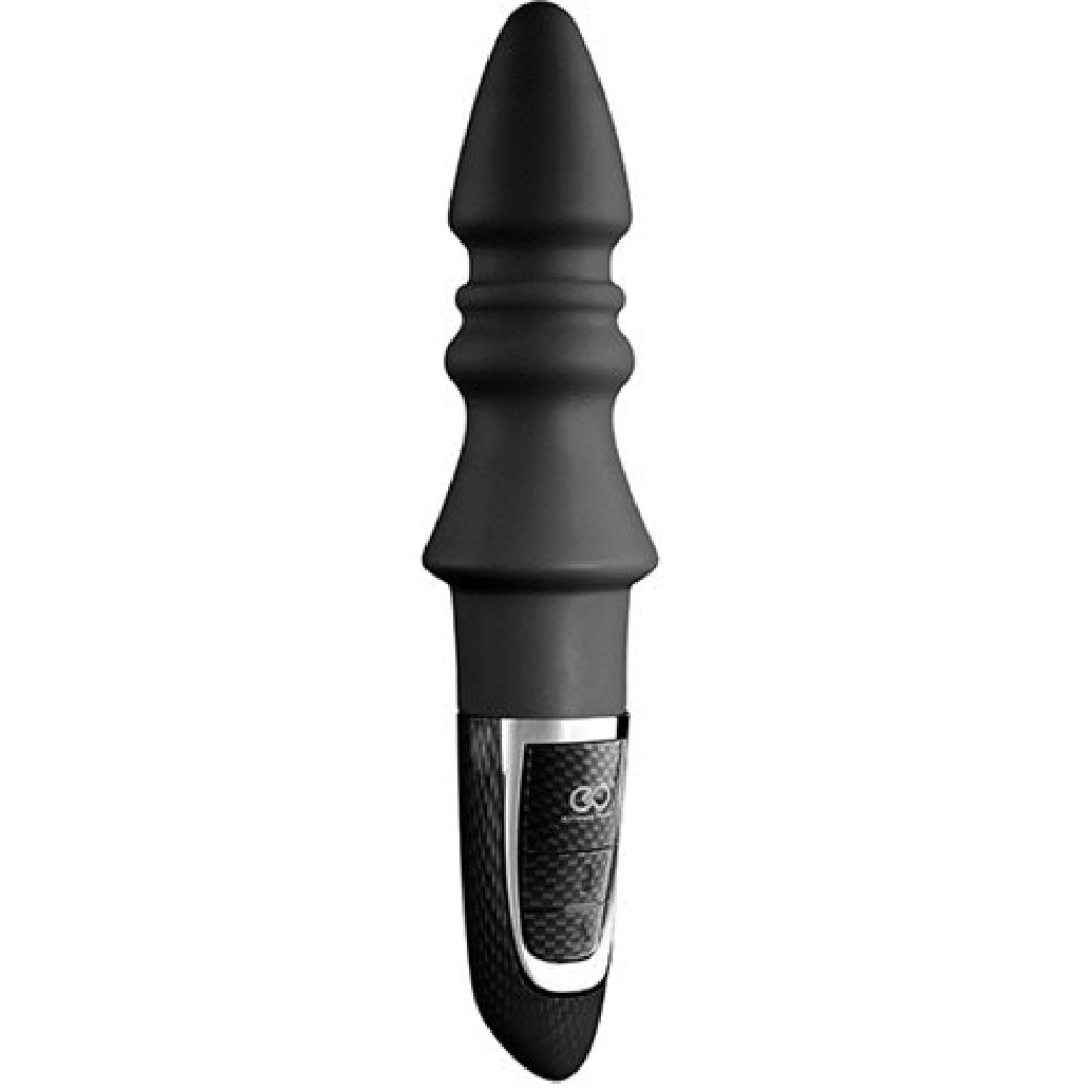 Чорний анальний вібратор JOYFUL PLUG VIBRATOR 5.5 INCH BLACK (34184), zoom