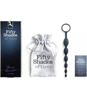 Анальне намисто Fifty Shades Of Grey силіконове, 25.4 х 2.4 см - No Taboo