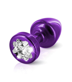 Французька анальна біжутерія з алюмінію з каменем-квіткою, 25мм - No Taboo