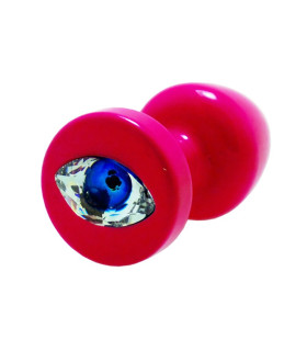 Французька анальна біжутерія з алюмінію з каменем у вигляді ока 25mm - No Taboo
