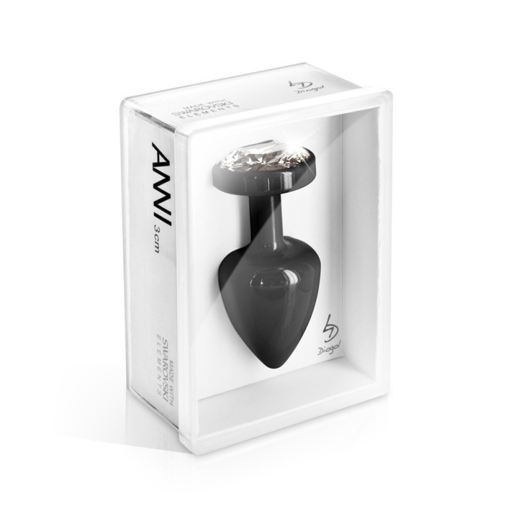 Французька анальна біжутерія з алюмінію з круглим каменем (29977), zoom