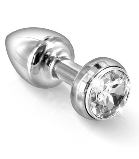 Французская анальная бижутерия из алюминия с вибрацией, серебро 34mm - No Taboo