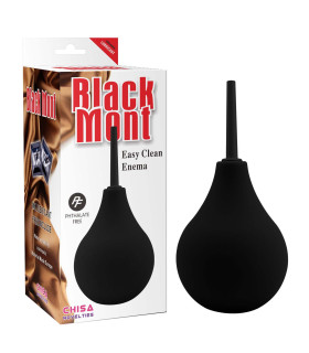 Анальний душ Chisa Black Mont Easy Clean Enema, чорний - No Taboo