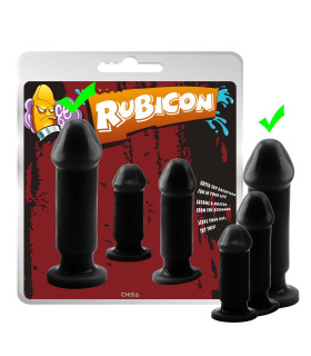 Анальная пробка-фаллоимитатор Anal Rubicon, большая - No Taboo