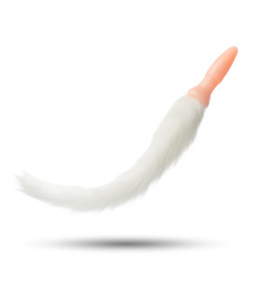 Латексна пробка з хвостом кішки, Cat's Tail ANAL TOY 35 см - No Taboo