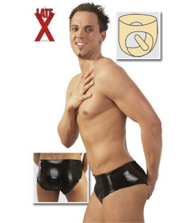 Латексні труси з анальною стимуляцією Peni Pants M / L - No Taboo