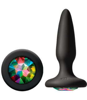 Маленька анальна пробочка glams mini rainbow gem - No Taboo