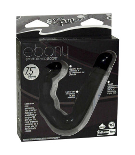 Масажер простати Ebony з 10 вібраційними ритмами - No Taboo