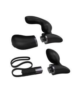 Масажер простати Rocks Off Fuzion-чорний - No Taboo