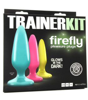 Набор анальных пробок светящихся в темноте - No Taboo