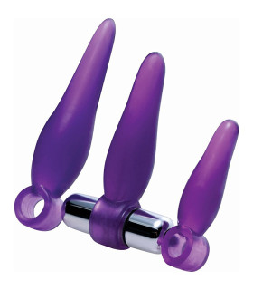 Набор анальных стимуляторов + вибропуля - No Taboo