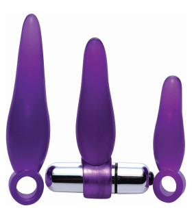Набор анальных стимуляторов + вибропуля - No Taboo