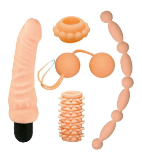 Набір задоволення Lovers Kit Nature Skin з кібершкіри, 5 предметів - No Taboo