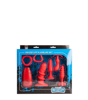 Набор MENZSTUFF VIBRATING PLEASURE SET RED - No Taboo