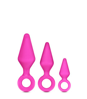 Набор пробок анальных LUXE CANDY RIMMER KIT PINK - No Taboo