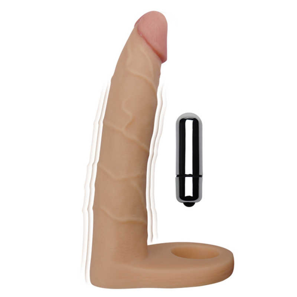 Насадка для подвійного проникнення з вібро The Ultra Soft Double Sleeve 7 (34001), zoom