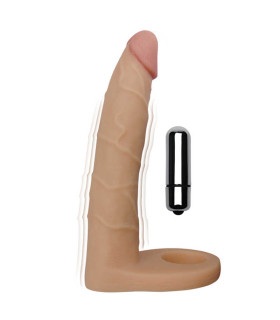 Насадка для подвійного проникнення з вібро The Ultra Soft Double Sleeve 7 - No Taboo