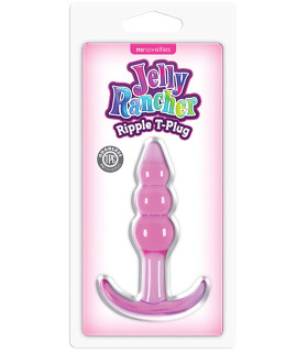 Пробка Jelly Rancher T-plug, розовая, 11 x 2.5 см - No Taboo