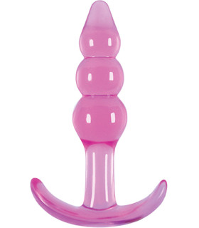 Пробка Jelly Rancher T-plug, розовая, 11 x 2.5 см - No Taboo