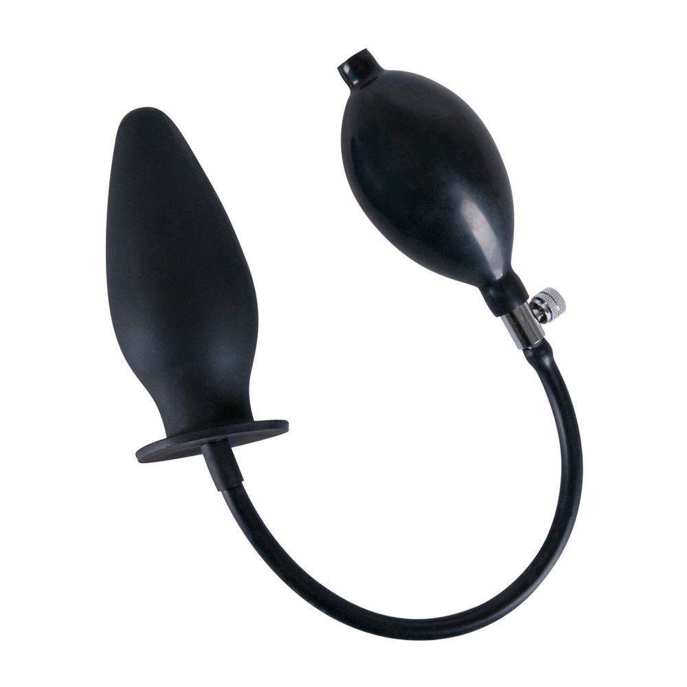 Пробка с накачкой True Black Anal Plug (34912), zoom