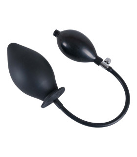 Пробка с накачкой True Black Anal Plug - No Taboo